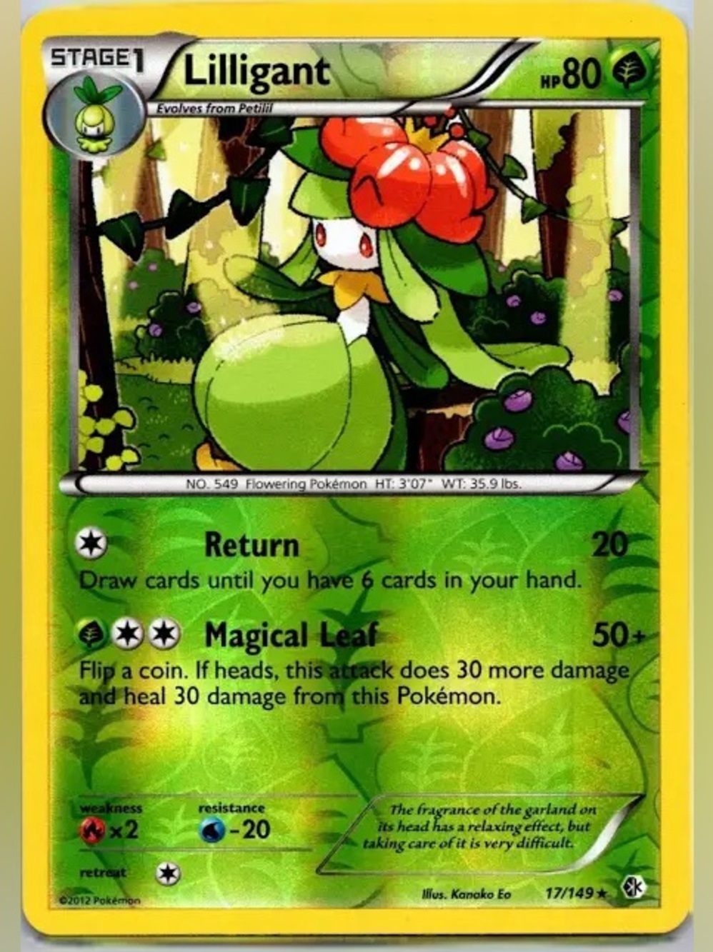 Lilligant 14/149 Reverse Holo